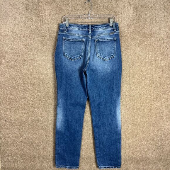 KanCan Renton Jeans Women Size 11/29 Blue High Rise Slim Straight Fit Distressed - Picture 11 of 15